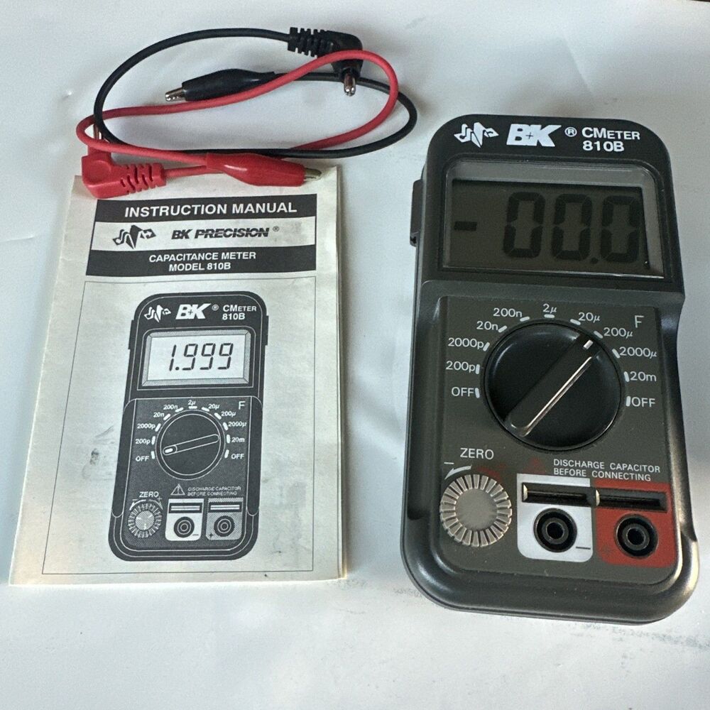 BK Capacitance Meter Model 810B - Picture 4 of 5